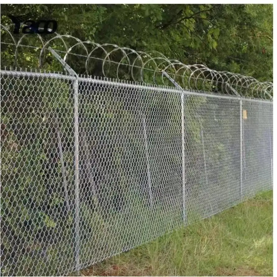 6FT 8ft Tall X 50ft Long Metal Wire 2''x2'' Australia Style High Strength Farm Fencing Chain Link Fence