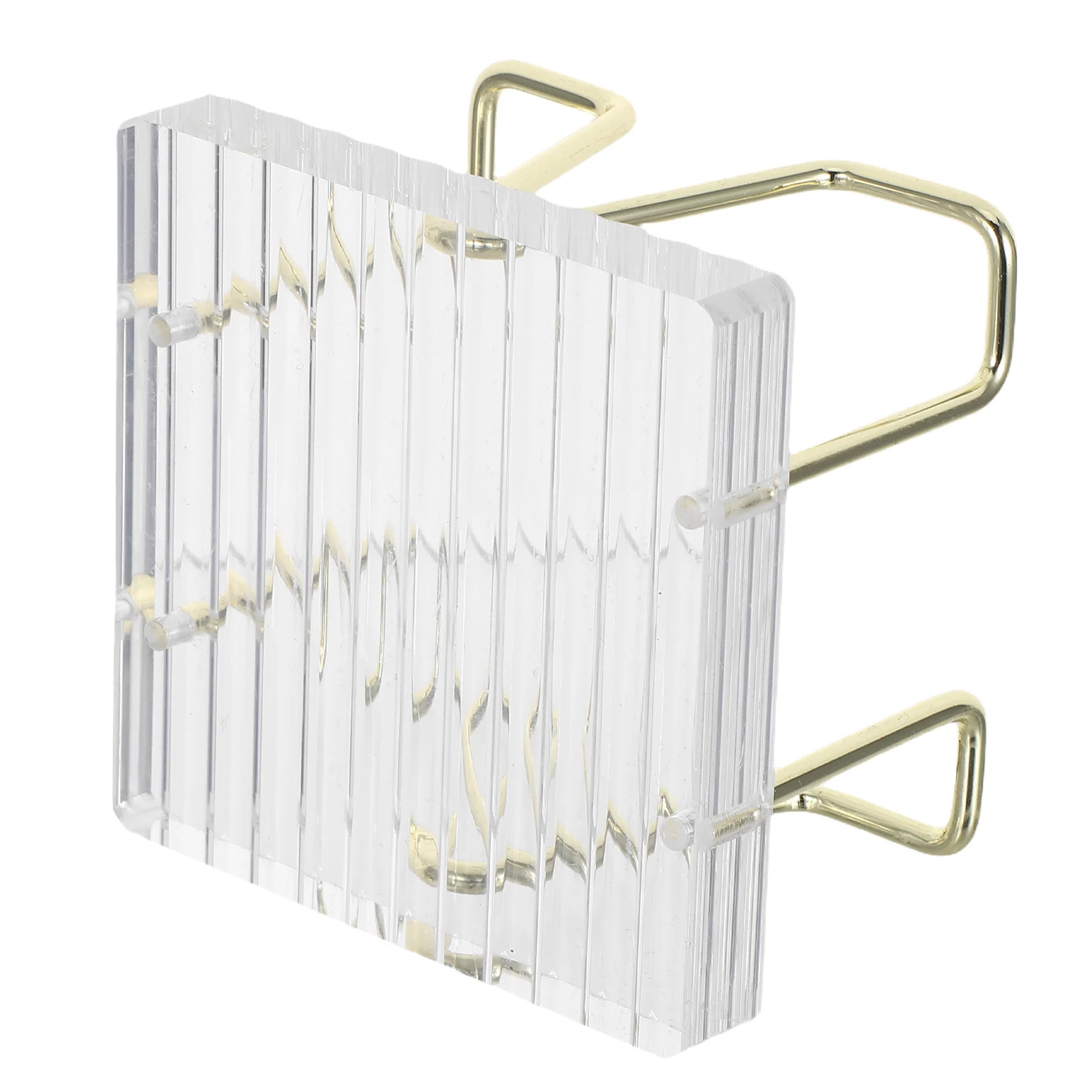 

1pcs Acrylic Note Pad Holder For Desk Memo Stand Card Display Rack Notepad Box Office Organization Desktop Memo