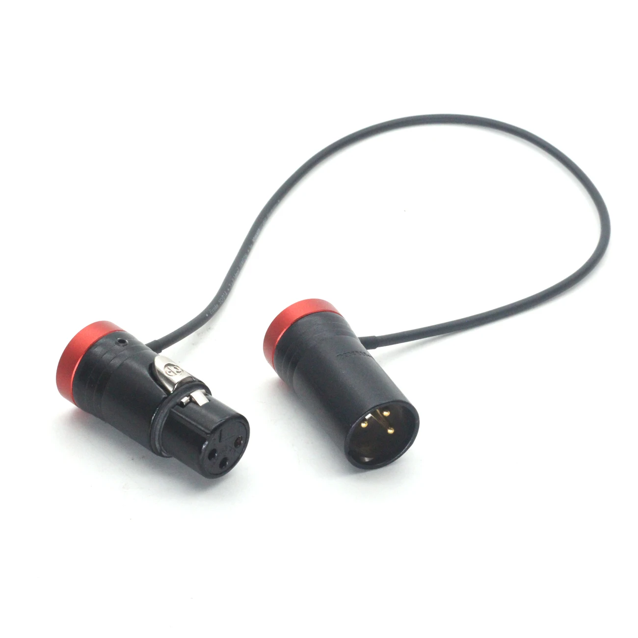 Low Profile XLR-3F to XLR-3M Adjustable Angle Cable for Lectrosonics UCR Type Receivers XLR Inputs Sound Devices 688 , Zaxcom,