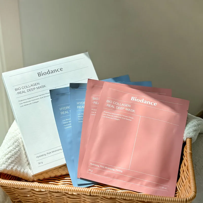 mascara-gel-hidratante-profunda-biodance-bio-colageno-hidratante-reduz-poros-melhora-elasticidade-pads-de-tonico-hidratante