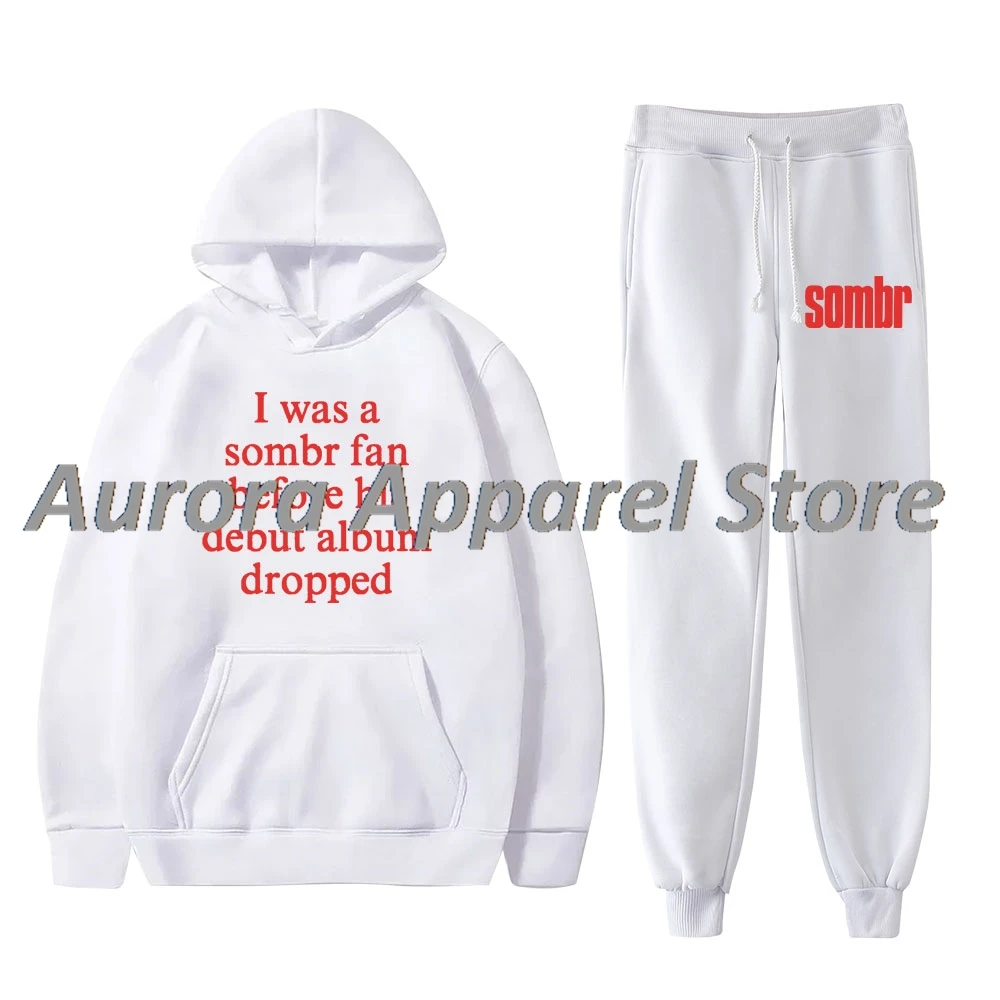 

Sombr I Barely Know Her Merch Hoodies Jogger Pants Cosplay Women Men Fashion Streetwear Set