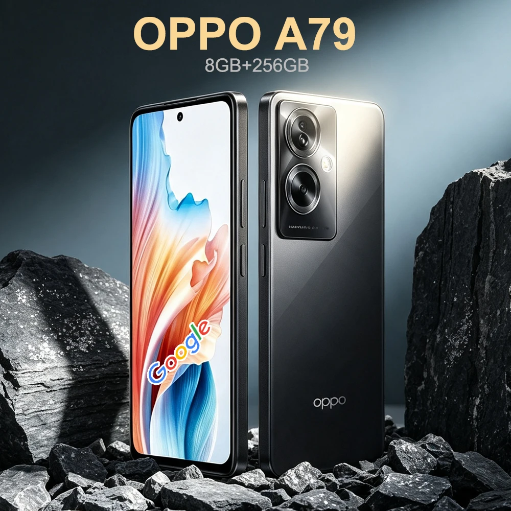 OPPO A79 Global Pass smart phone 8GB+256GB memory 50MP main camera camera supports side fingerprint/facial recognition 5000mAhc