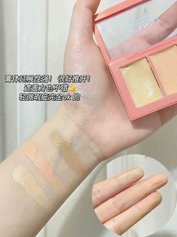 Spenny Corretivo Paleta, Creme Cobertura Completa, Longa Duração, Hidratante, Nutritivo, Rara, Beleza, Maquiagem Coreana, Cosméticos Base de Rosto