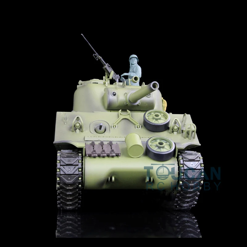 1/16 2.4G Heng Long TK7.0 플라스틱 버전, 셔먼 M4A3 3898 RTR RC 탱크 모델, 남아용 선물 TH17665