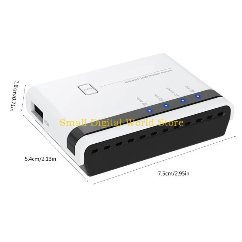 77UB USB2.0 Port Networking Wireless Print Server Support Cordond / Wireless / Standalone