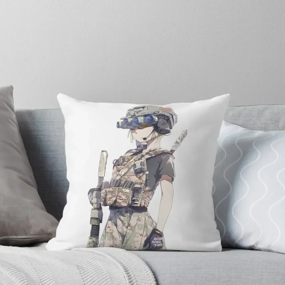 

NVG Waifu Operator Throw Pillow autumn decoration Decorative Cushion christmas decorations for home 2025 New year pillow