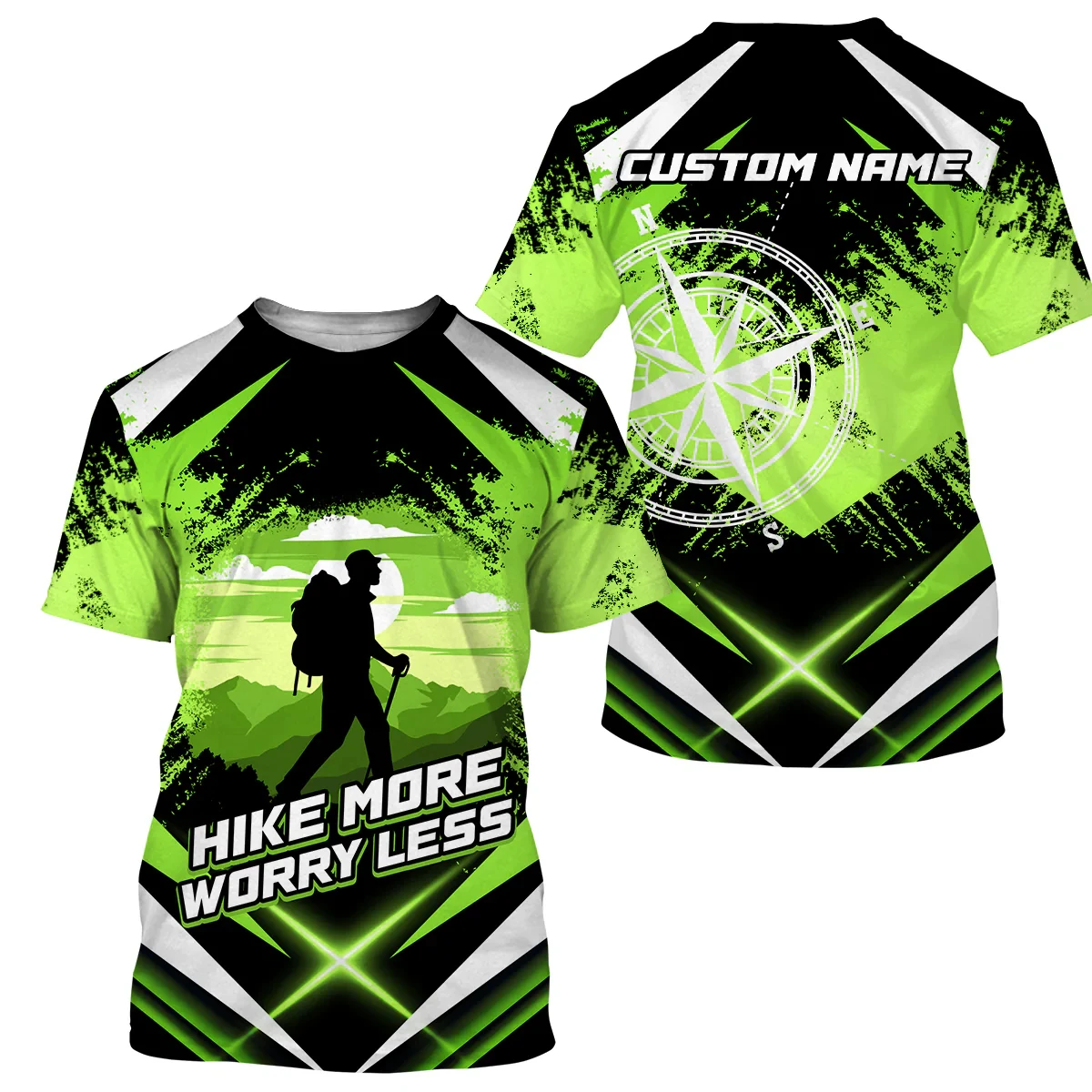 2025 Men's Hiking 3D Printed Quick Drying Breathable Tees for Men T Shirts Summer Outdor Sports Camping Short Sleeve T-shirt Tee