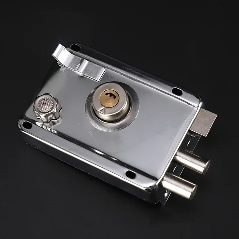 부드러운 잠금 골동품 가정용 정문 집 자물쇠 잠금 액세서리 키가있는 범용 헤비 듀티 기어