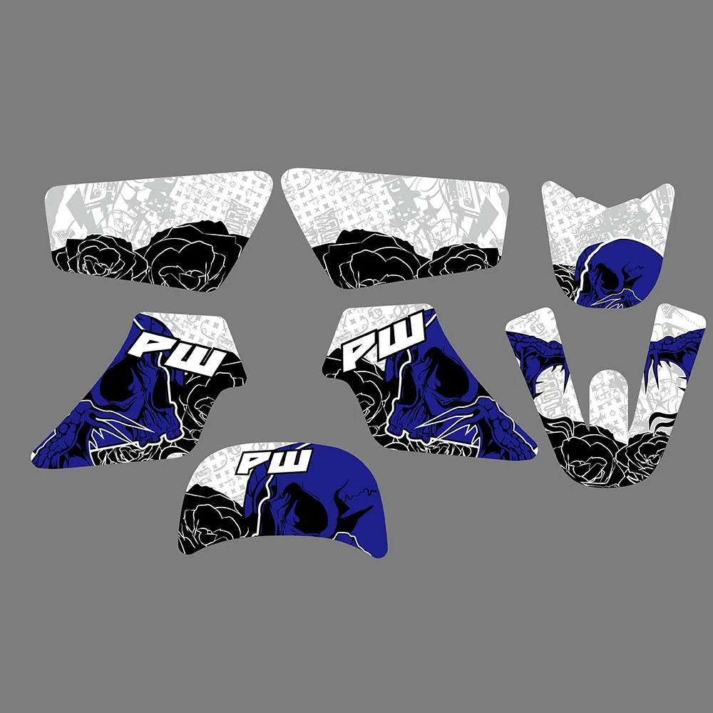 NICECNC Motorcycle Sticker For Yamaha PW50 PW 50 PIT All Years Fairing Graphics Background Decal Stickers Kit Cutomize