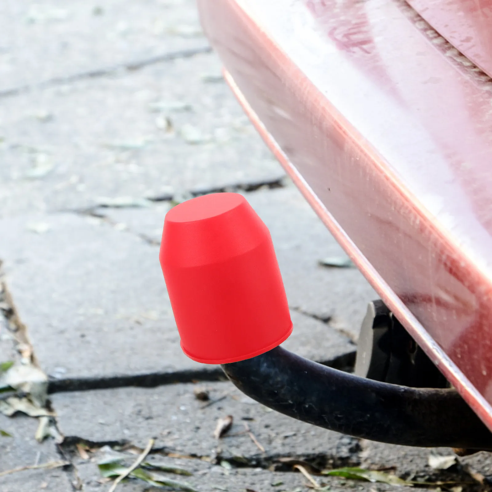Picture 5: Car Tow Hooks Protector Cover Hitch Replacement Covers for Trucks Red Cap Automotive Towing Ball