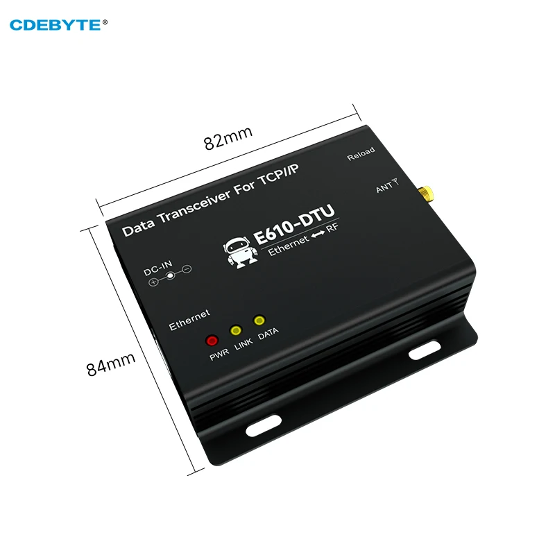 LoRa Radio digitale wireless di grado industriale 433 Mhz 30 dBm 10 km Gateway Ethernet CDEBYTE E610-DTU (433C30)E MQTT UDP TCP HTTP