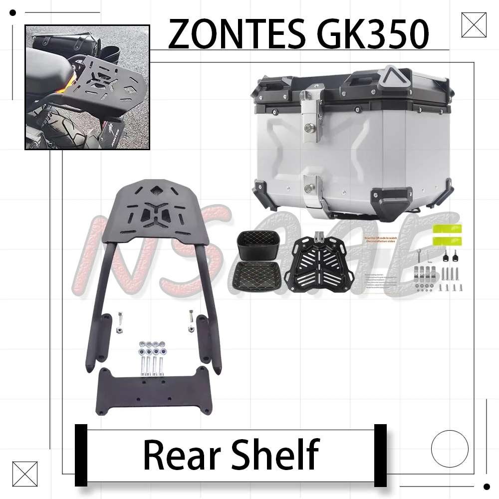 

For ZONTES GK350 GK 350 350 GK Motorcycle Modified Rear Shelf Trunk Bracket Trunk Suitcase Fit Zontes ZT 350GK