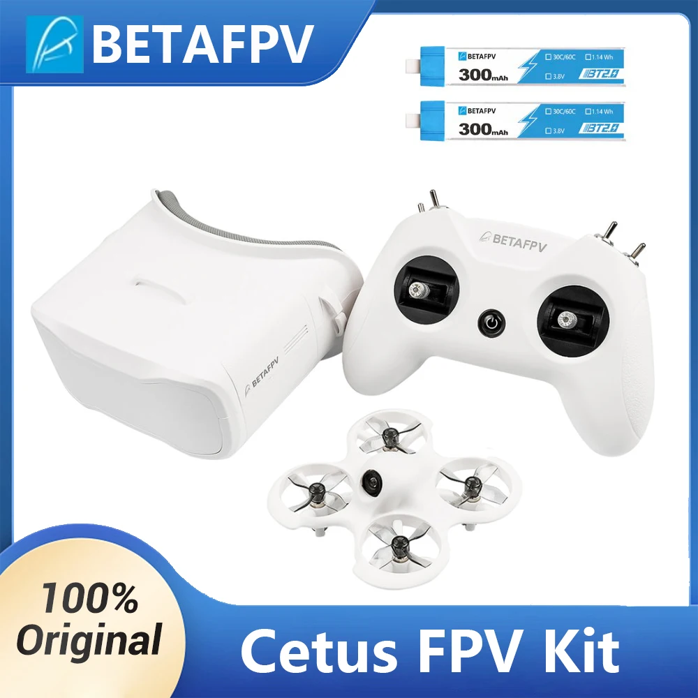 BETAFPV Cetus FPV Kit, Quadcopter Sem Escova, Corrida Frsky, Avião D8, Interior RC, Rádio Lite, Controlador 2 SE, Óculos De Proteção, Iniciantes