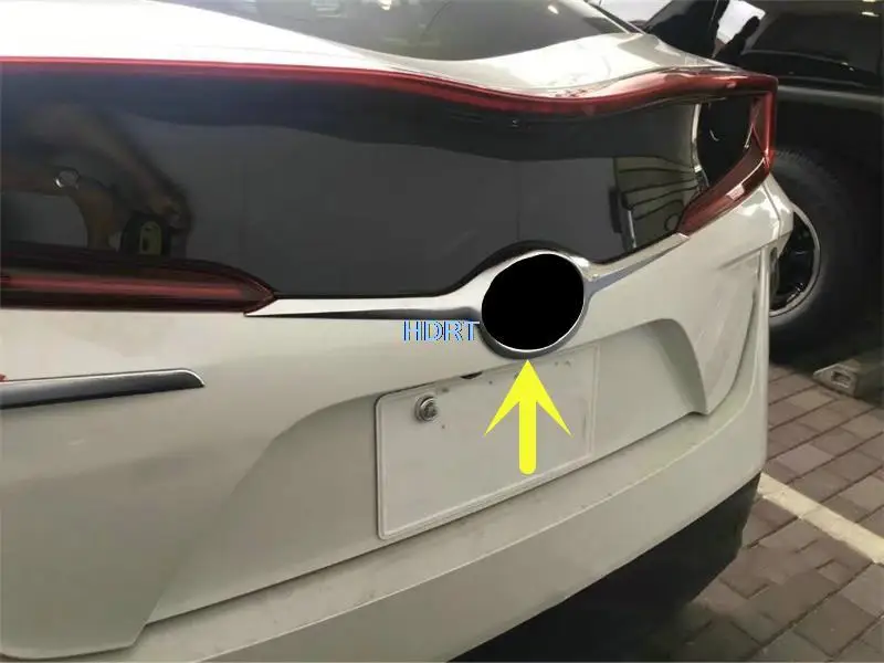 

For Toyota Prius Prime PHV 2017 + Rear Moulding Tail Trunk Frame Lid Molding Trim Strip Decoration Cover Car Styling Accessories