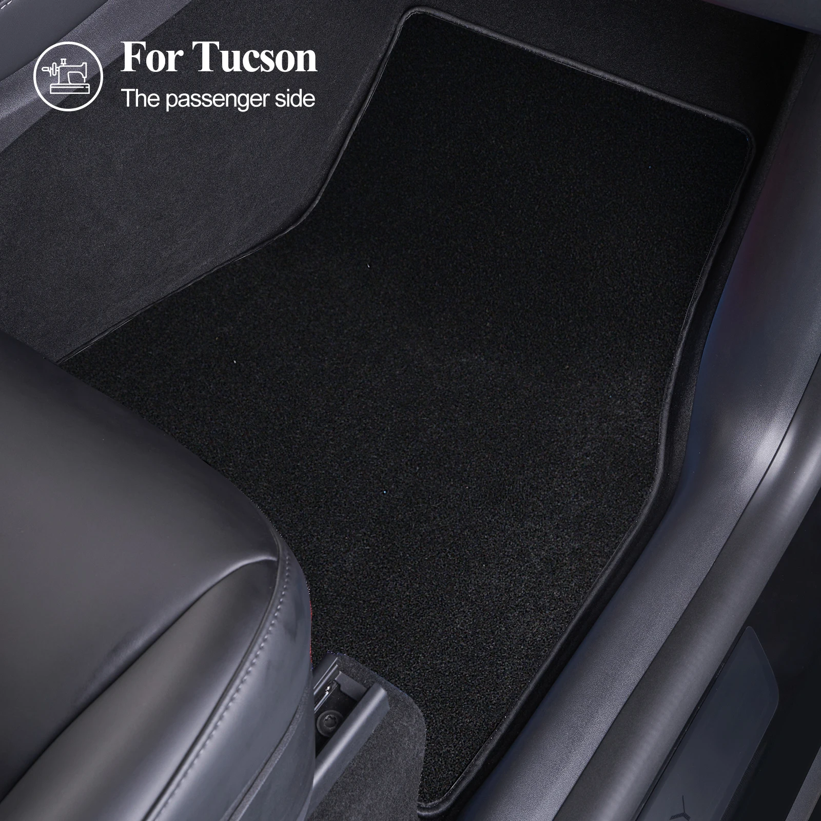 مخصص سيارة الكلمة حصيرة لشركة هيونداي توكسون 2022 2023 2024 وسادة مقاومة للماء الحصير سيارة يغطي اكسسوارات السيارات