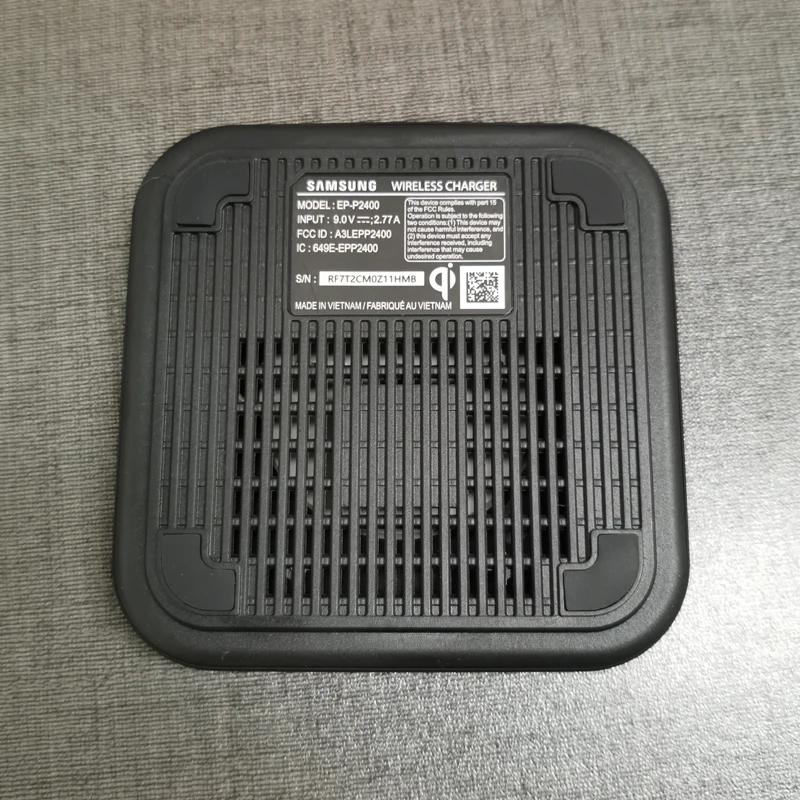 15W Fast Charge Wireless Charger Pad EP-P2400 For Galaxy S24 S23