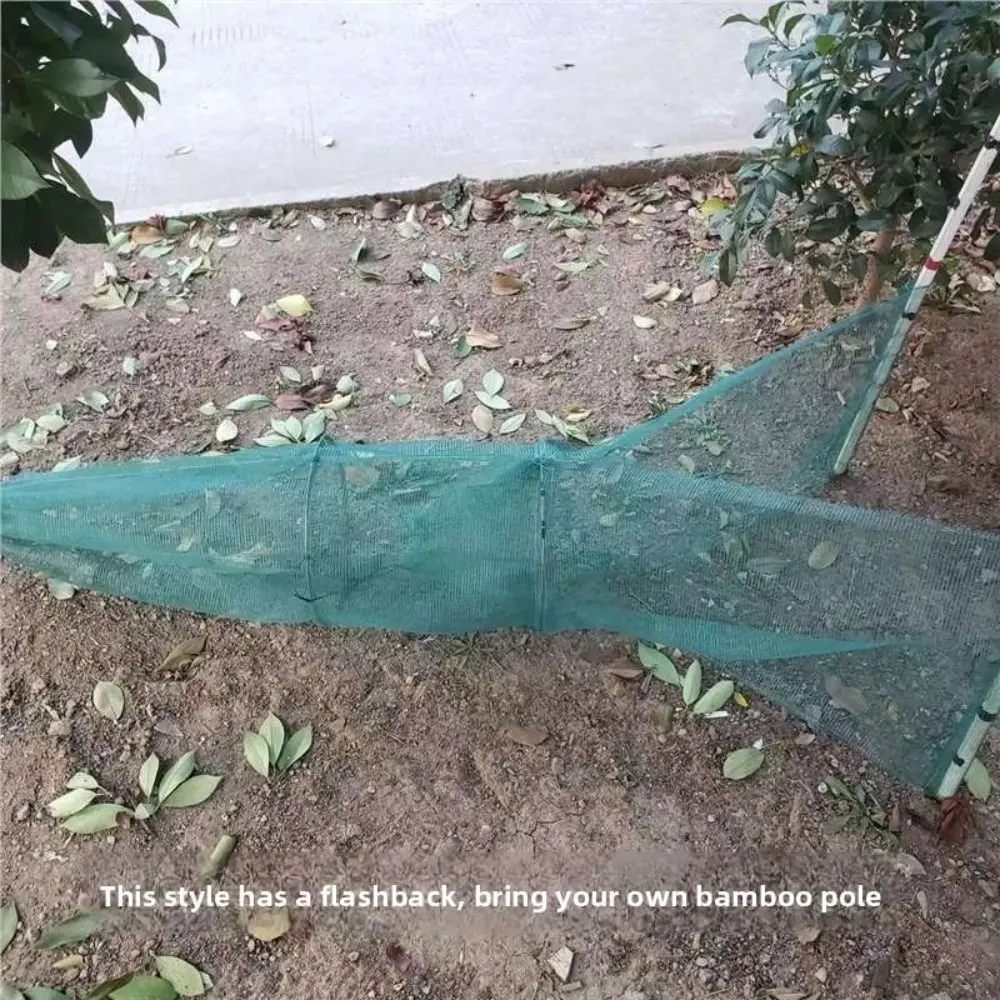 Angelausrüstung Faltbares Design Fischfangnetz Eisenkette Schaumstoff-Schwimmer Fischnetz Minnow-Fischkäfig in 4 Größen Fischfangkäfig – Detail 16