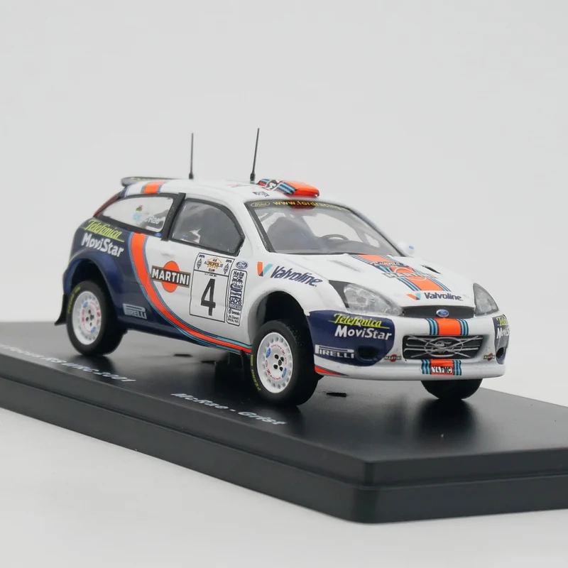 

Diecast IXO 1:43 Scale Ford Focus RS WRC 2001 Rally Alloy Car Model Collectible Toy Gift Souvenir Display Ornament