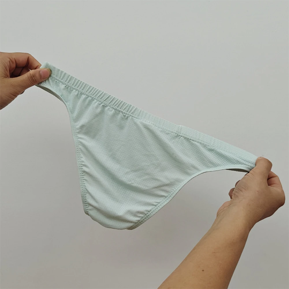 

Сексуальный цвет кожи, мужские сетчатые дышащие трусы с низкой талией, нижнее белье, трусы, повседневные модные трусики