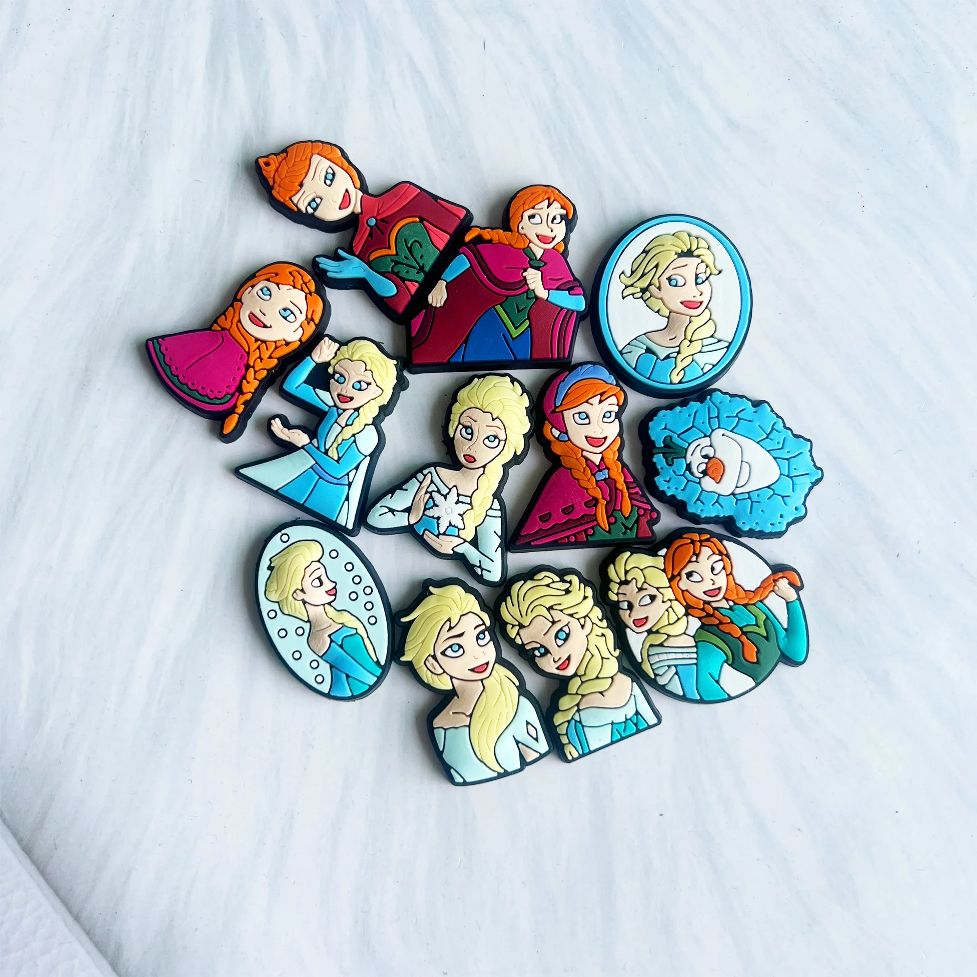 حذاء بمشبك للمعصم ، مجمد ، عائشة ، آنا ، صنادل حدائق ، زخارف أحذية ، إكسسوارات ، إبزيم ، هدية ، 8-50