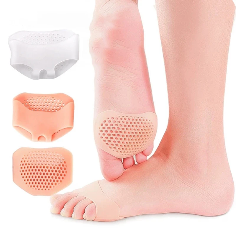 Honeycomb style forefoot pad, breathable adjustable size sole pad, women's half size insole