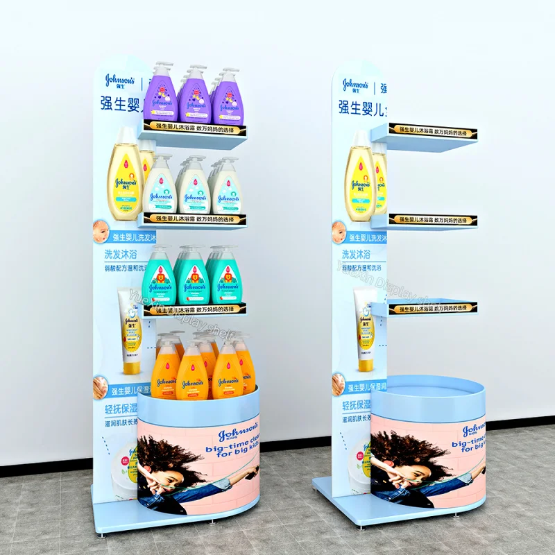 custom.Custom Single-Sided Retail Store Display Toiletries Display Rack Light Duty Supermarket Shelves Stand