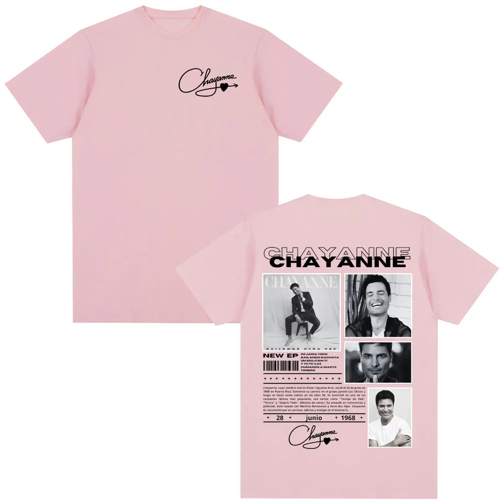 Chayanne Bailamos Otra Vez Tour Album T-Shirts Herren Damen Mode Kleidung Hip Hop T-Shirt Lässige übergroße T-Shirts Streetwear – Detail 6