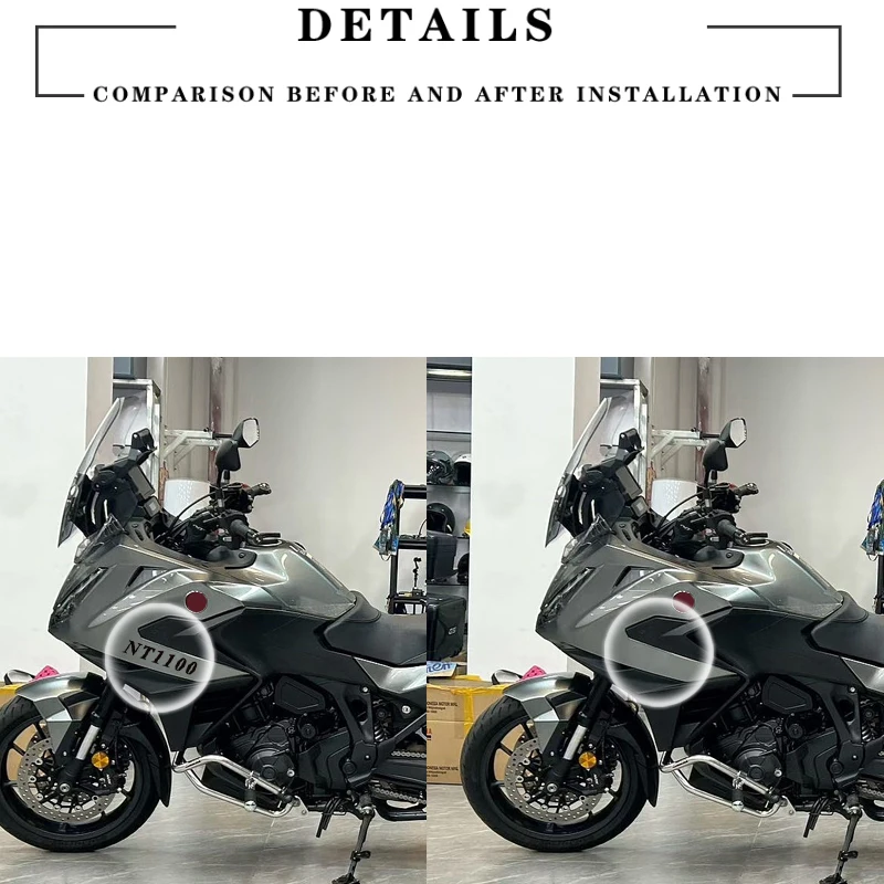 Wateproof Motorbike Stickers For NT1100 Accessories PVC Motorcycle Decal Multi-style Badges For NT 1100