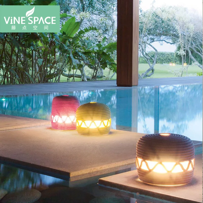 Outdoor-Sofa, Rattan, einzeln, faul, kreativ, Outdoor-Freizeit