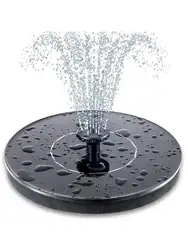 Solar Bird Bath Fountain Pump, Upgrade Solar Fountain , Free Standing Floating Solar Powered Water Fountain Pump for Bird Bath,
