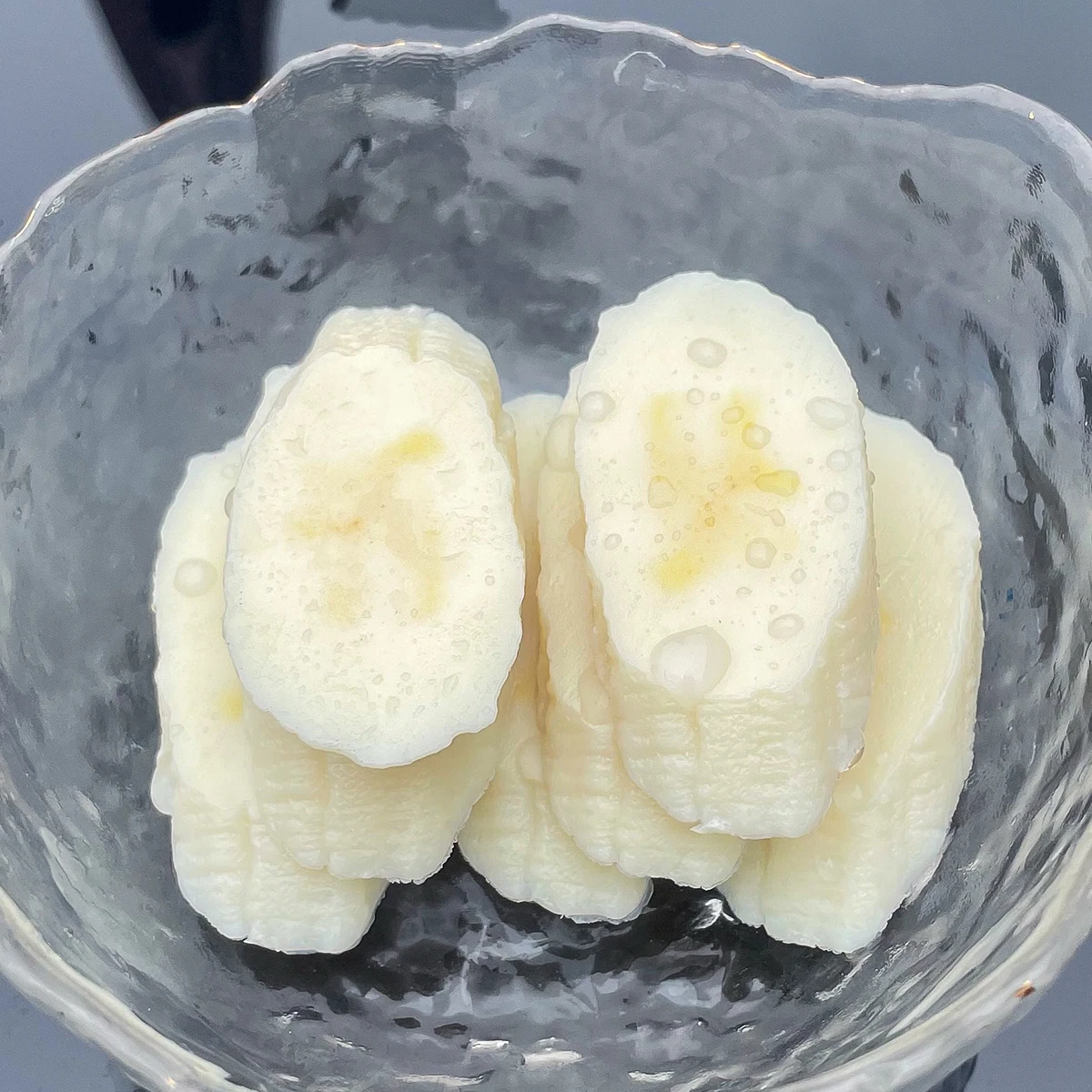 6/20 Stück Realistische Simulierte Bananenscheiben Künstliche Früchte Fake Food für DIY Slime Zubehör Bastelbedarf Harz-Charms Requisiten Heim-Sets – Detail 5
