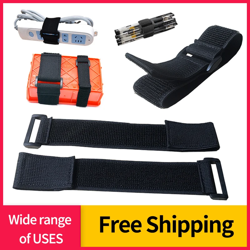 カスタマイズ可能な弾性リバースバックルマジックナイロン弾性バンドフックループケーブルタイストラップ粘着ファスナーテープ