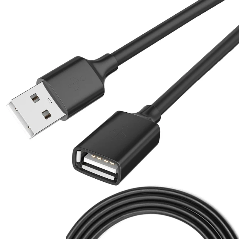 USB Cable Extension Cable Male to Female Wire Data Transmission Line Superhighspeed Data Extension Cable For Display Projector