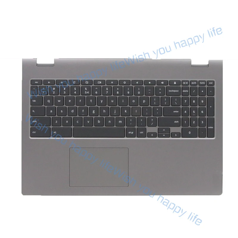 L... For Chromebook C340-15 81T9 Palmrest Upper Lid KB Cover C Case US Euro Backlight