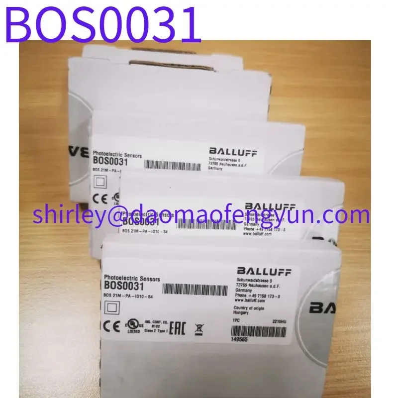 Brand New Original BOS 21M-PA-ID10-S4 BOS0031 diffuse reflection sensing distance 2 meters photoelectric switch