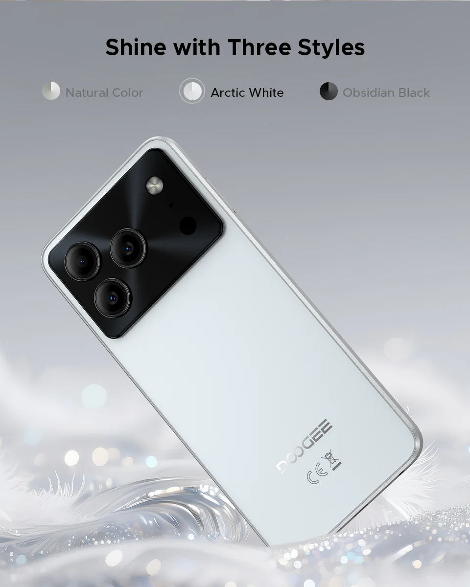 Global Version DOOGEE Note 56 Smartphone Android 16 6150mAh Large Battery 6.56'' 90Hz Display 24GB 64GB Mobile Phone
