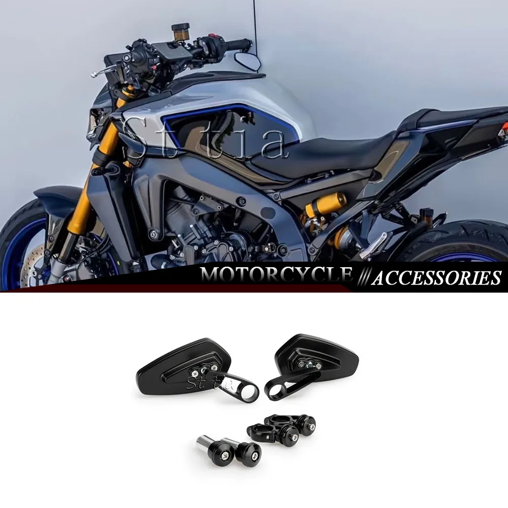 

Зеркала заднего вида из алюминия с ЧПУ для мотоциклов Yamaha MT-03, MT-07, MT-09, MT-10 (2013-2025)