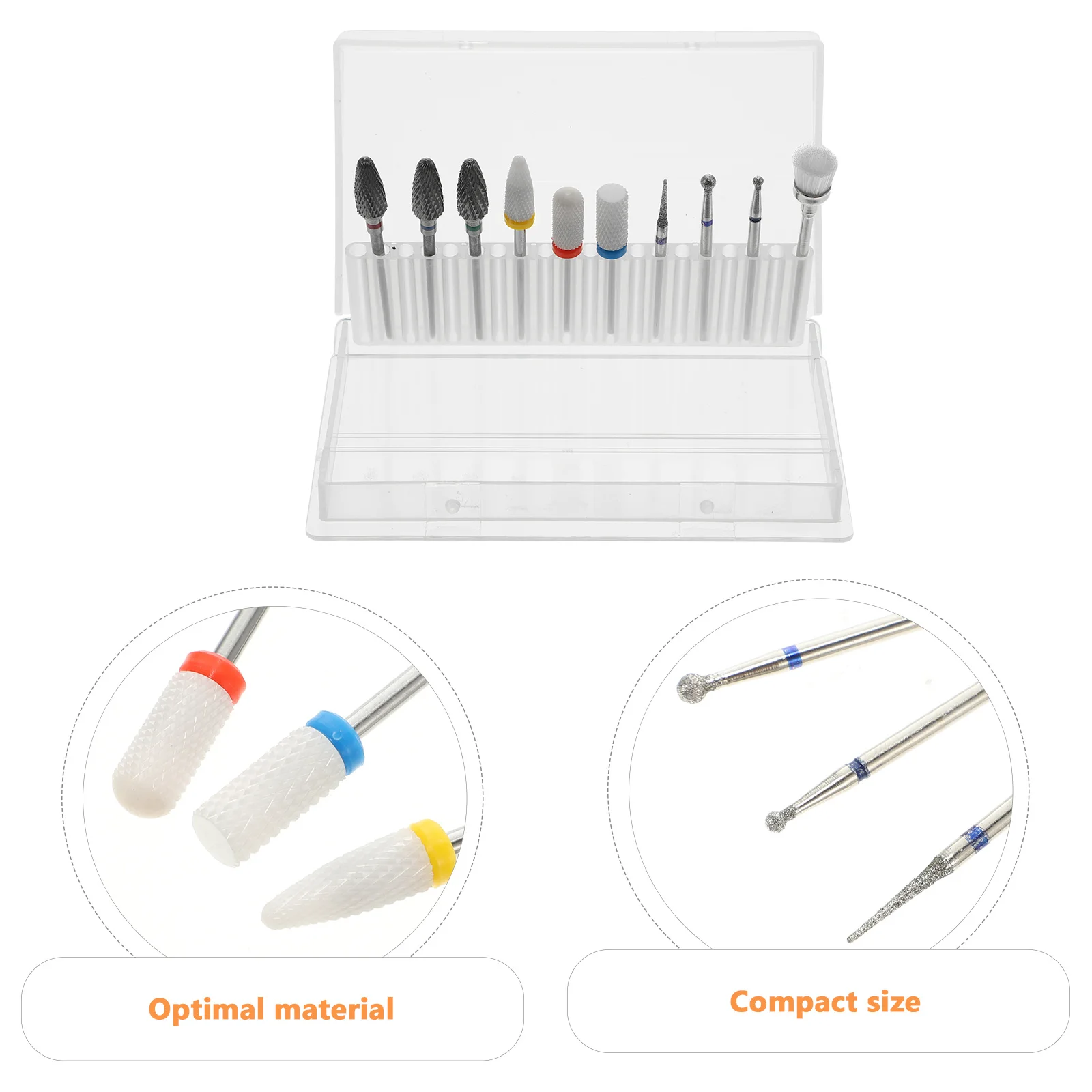 

10 шт. маникюрный магазин, шлифовальные головки из вольфрамовой стали, маникюрные сверла, инструменты для полировки ногтей, салон, спа, маникюрные сверла