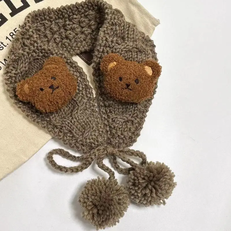 

72xe Зимние подростки плюшевые уши теплые ветропроницаемые ветропроницаемые вязание ручной работы для взрослых унисекс зимний