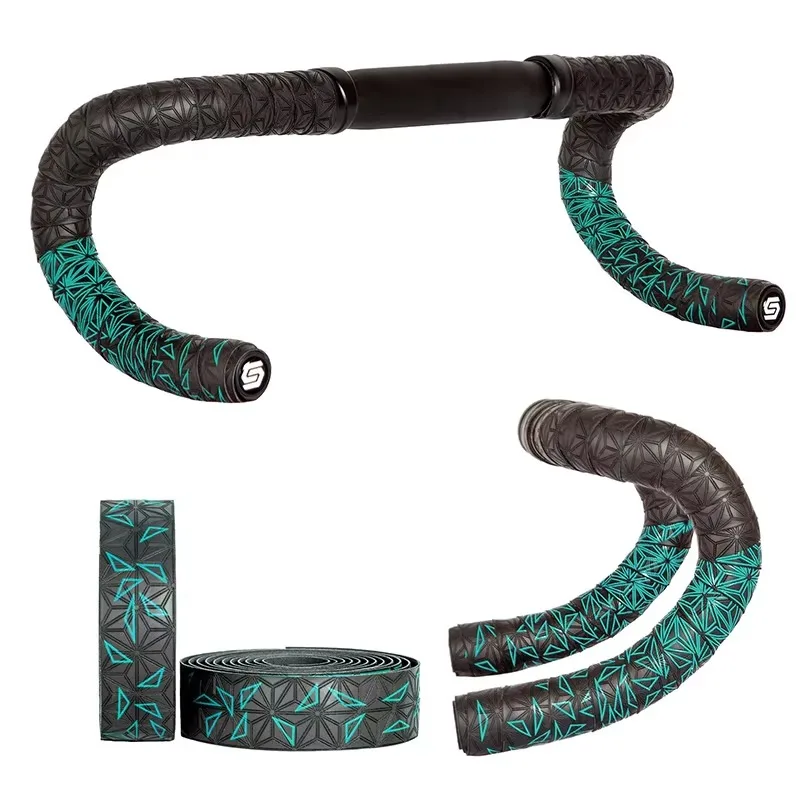 Neue Rennrad Bar Band Bunte Farbverlauf Lenker Bänder EVA + PU Weiche Anti-Vibration Wrap Band Langlebig bar Bartape 2150mm – Detail 13
