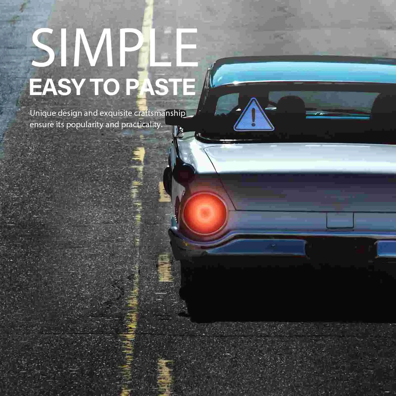 Car Stickers Label Triangle Reflective Outdoor Sign Warning 1100X1100X010CM The Pet Danger Signs