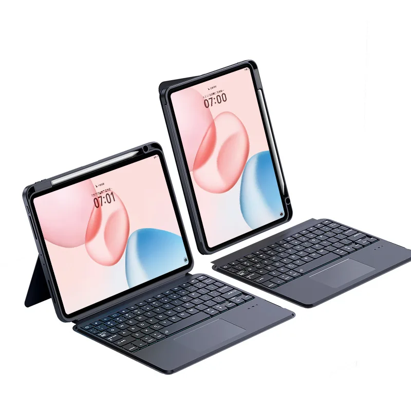

For Huawei Honor Pad 10 12.1 Inch 2025 Keyboard Case All in One Trackpad Keyboard for Honor Pad 10 HEY3-W00 HEY3-W10 Cover