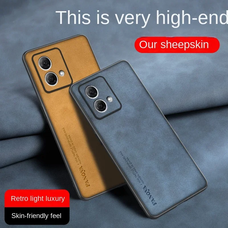 Soft PU leather Skin Slim Protective Back Cover Case For Motorola Moto G84 G54 G34 G24 G14 Edge 40 NEO 30 Full Cover phone shell