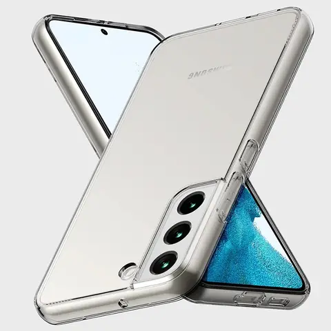 삼성 갤럭시 S23 S21 FE S22 S20 울트라 S10 노트 20 10 플러스 투명 실리콘 TPU 소프트 범퍼 쉘용 초박형 투명 케이스