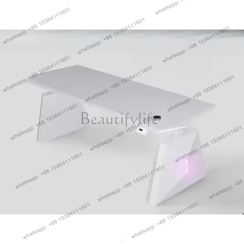 

White e-sports lifting table Electric lifting table Household desk Computer table Large desk Desk