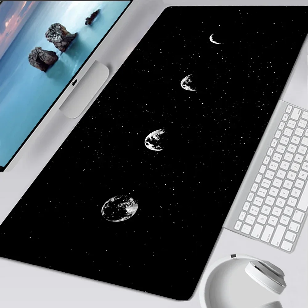 Black Mouse Pad Japanese Desk Pad Xxl Mouse Pad Gamer Keyboard Desk Mat Computer Desks Office Carpet Notebook Table Accessory