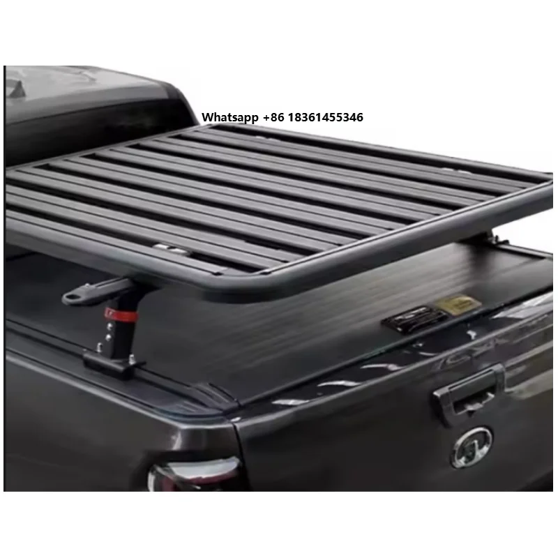 Pickup Truck Trunk Rear Compartment Expansion Tail Box Rack Aluminum Alloy Roof Top Luggage Rack Height Adjustable Easy