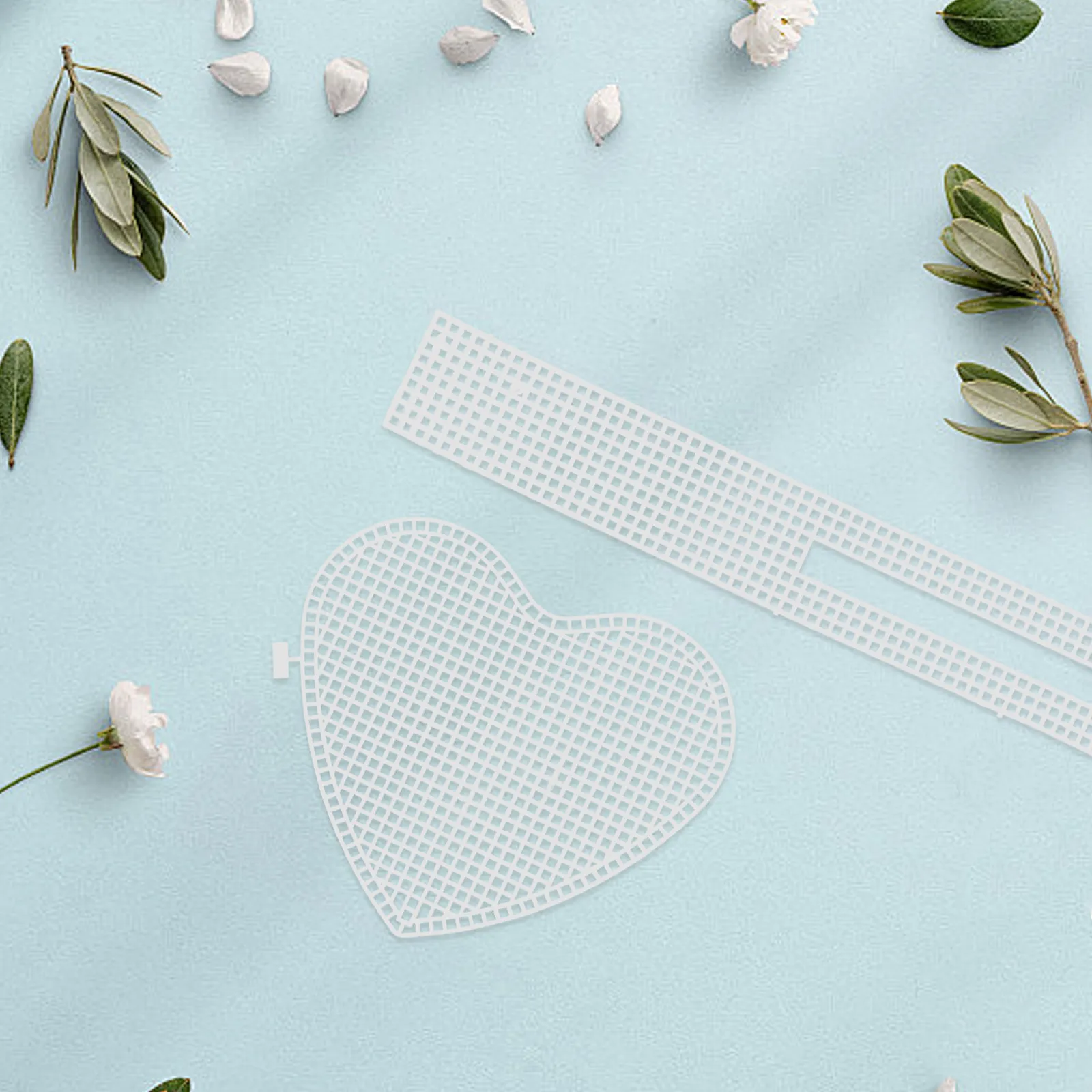 

Набор для вязания сумок крючком из 6 предметов: пластиковая сетчатая основа в форме сердца для самостоятельного изготовления сумок, кошельков, корзин