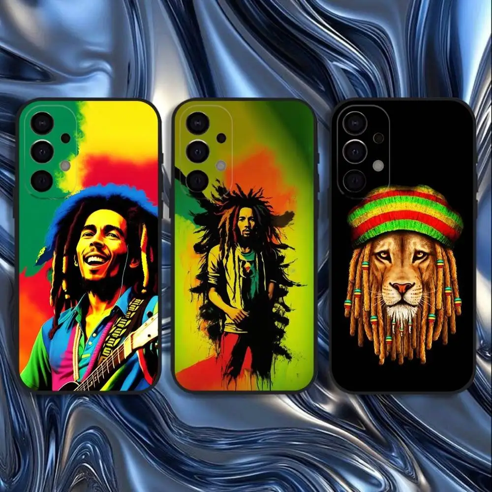 

Bob Marley Rasta Lion Phone Case For Samsung S25,S24,S21,S22,S23,S30,Ultra,S20,Plus,Fe,Lite,5G Black Cover