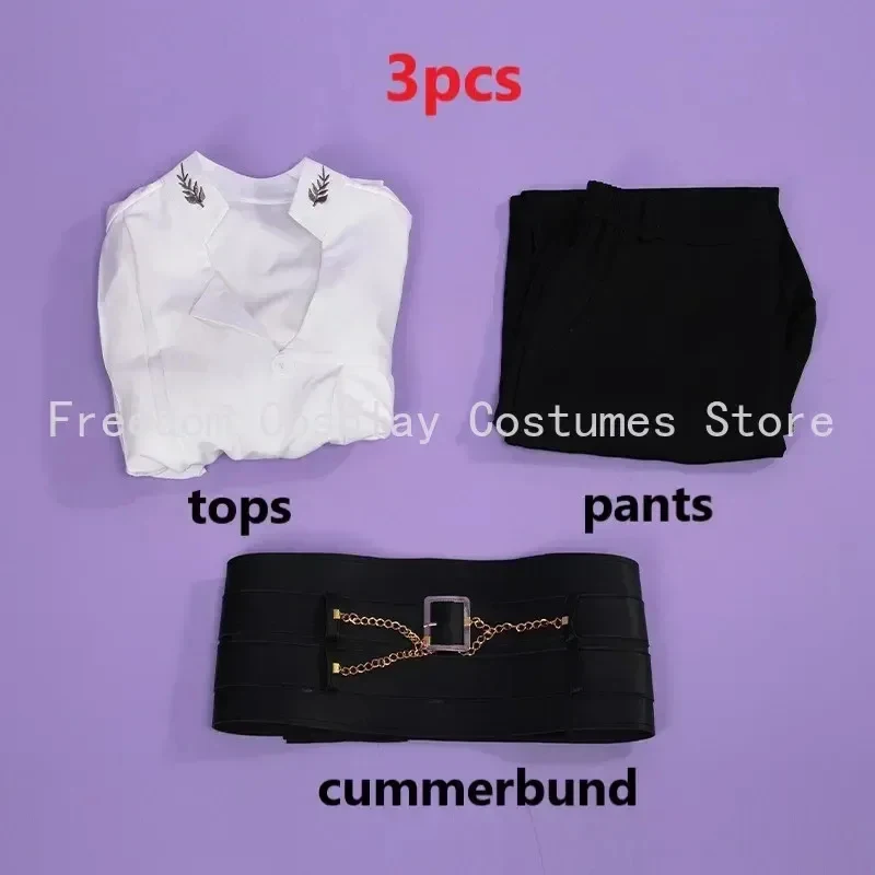 

A;3\v,7'd/Game of Love and Deep Space Xavier Qiyu Raphael Cosplay Wig Shirt Pants Belt Halloween Men's 3'f,6;t.8'x;4'v\6,b/